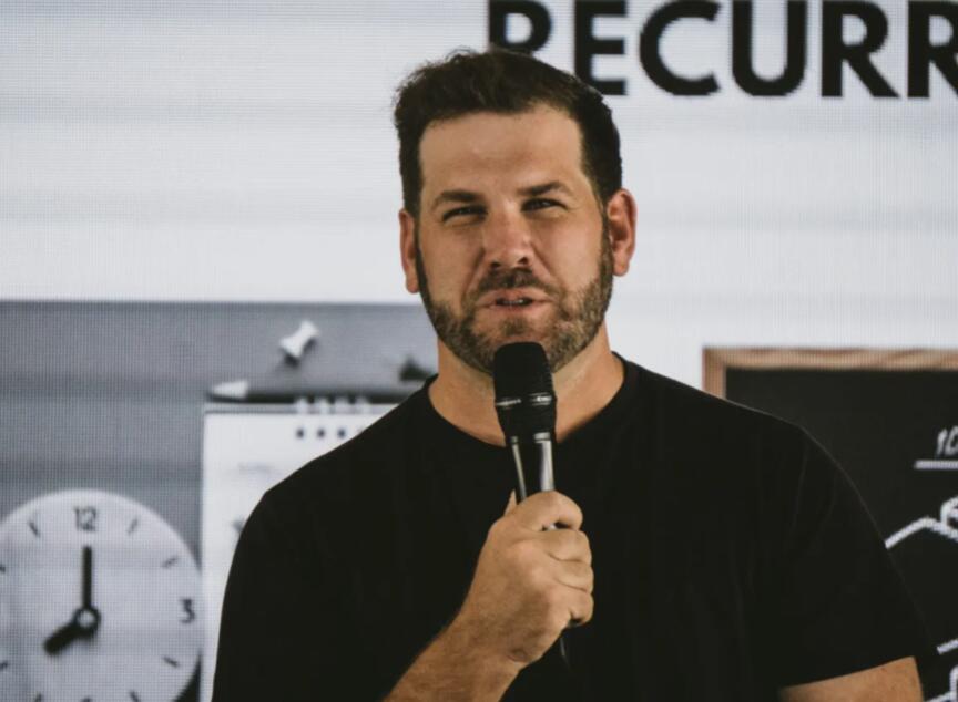 Kendall speaking to a group